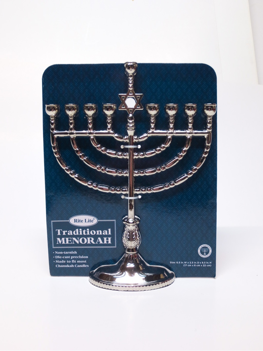 New Traditional Menorah Hanukkah Chanukah Rite Lite